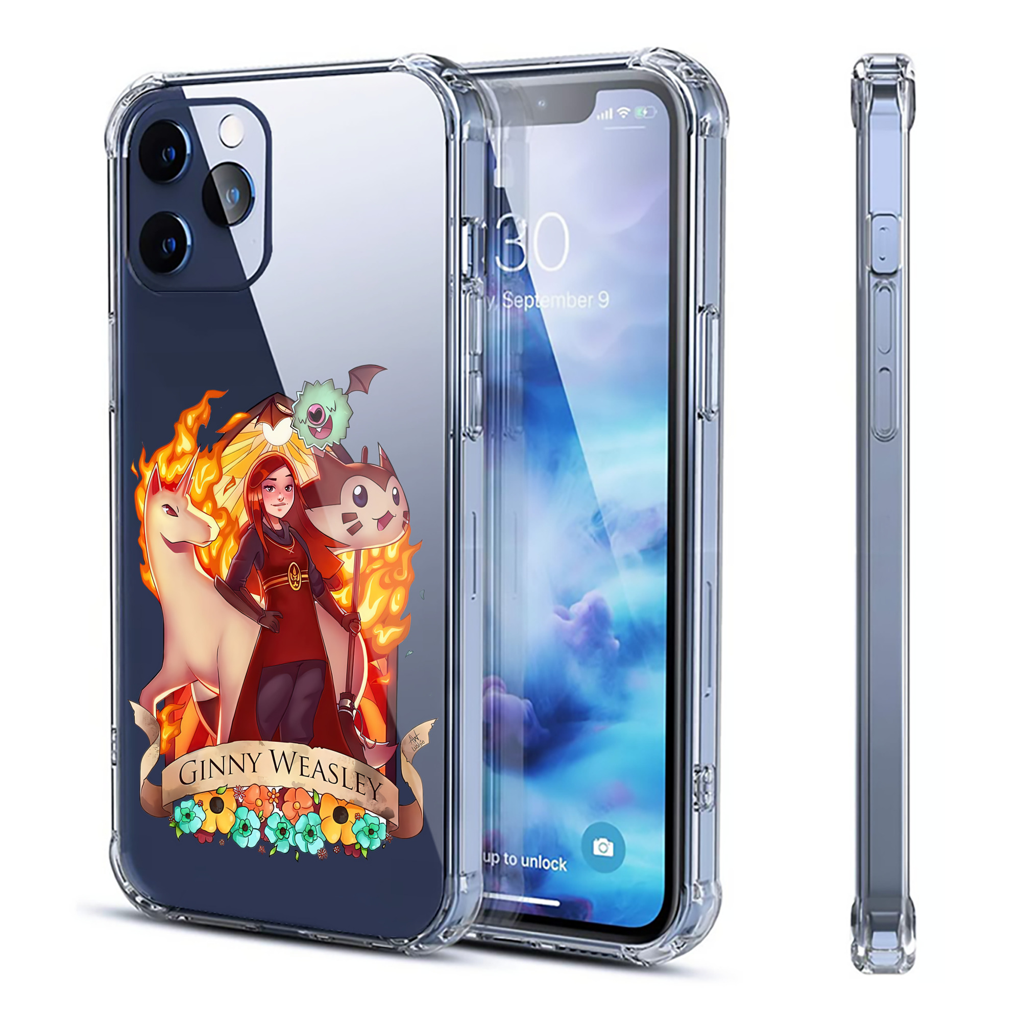 （画像用） Harry Potter ハリー・ポッターシリーズ 【iPhone 12シリーズ対応】透明スマホケース（クリアソフトケース）